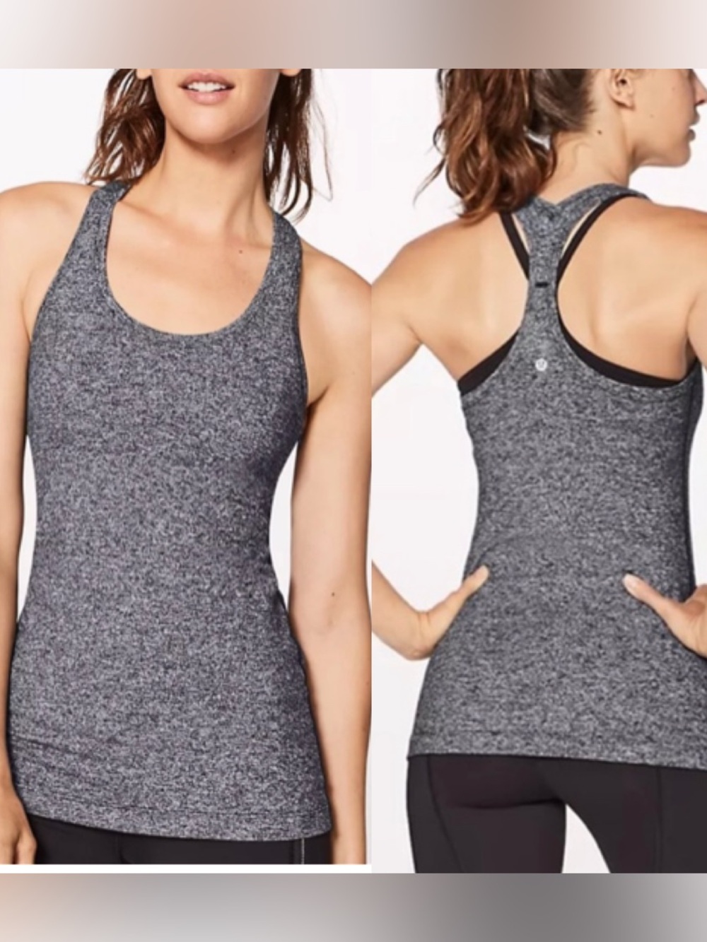 lululemon athletica cool gray Racerback Tank